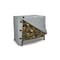 Eevelle Meridian Log Rack Cover, Silver, 48 in L x 24 in W x 42 in H MDLRS-SLR - alternate 1
